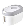 XIAOGUI 5KG/10KG Rice Dispenser - Japanese Style Kitchen Storage Container for Cereal & Grains