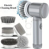 Cordless Electric Spin Scrubber 5-in-1 Brush for Bathroom Kitchen Cleaning