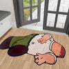 VIKAMA Anime Character Rug - Soft Non-Slip Crystal Velvet Bedroom & Entrance Mat for Anime Fans