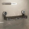 Suction Cup Bathroom Organizer Rack Wall Mounted Draining Storage Shelf