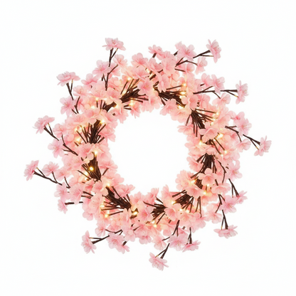 Cherry Blossom Vine Lights 72/96 LEDs USB 8 Modes Indoor Decor - Hom Haven
