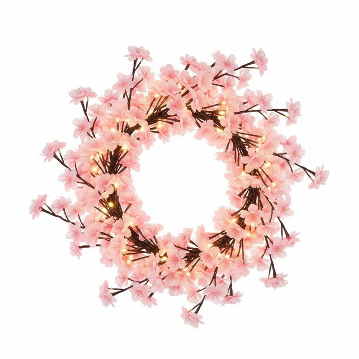 Cherry Blossom Vine Lights 72/96 LEDs USB 8 Modes Indoor Decor