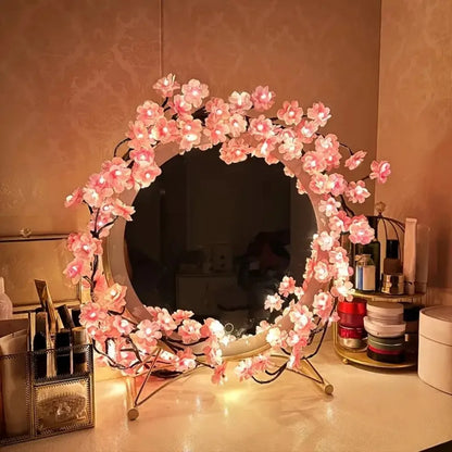 Cherry Blossom Vine Lights 72/96 LEDs USB 8 Modes Indoor Decor - Hom Haven
