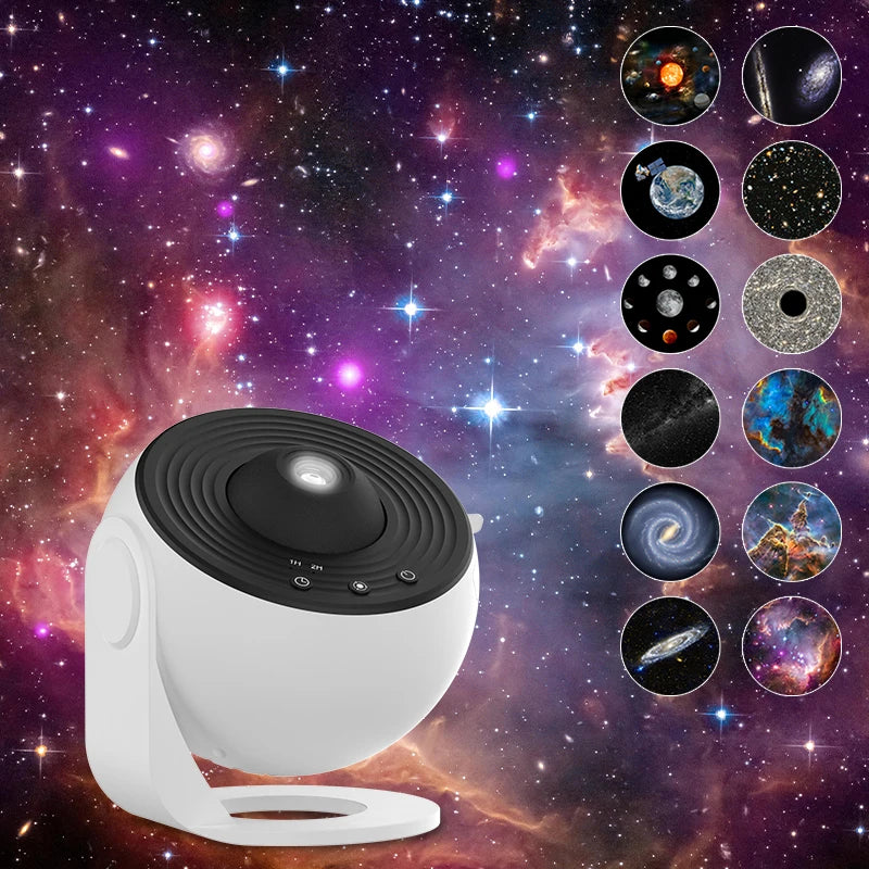 Galaxy Starry Sky Projector 360° Rotating Night Light for Bedroom Decor