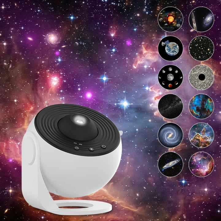 Galaxy Starry Sky Projector 360° Rotating Night Light for Bedroom Decor