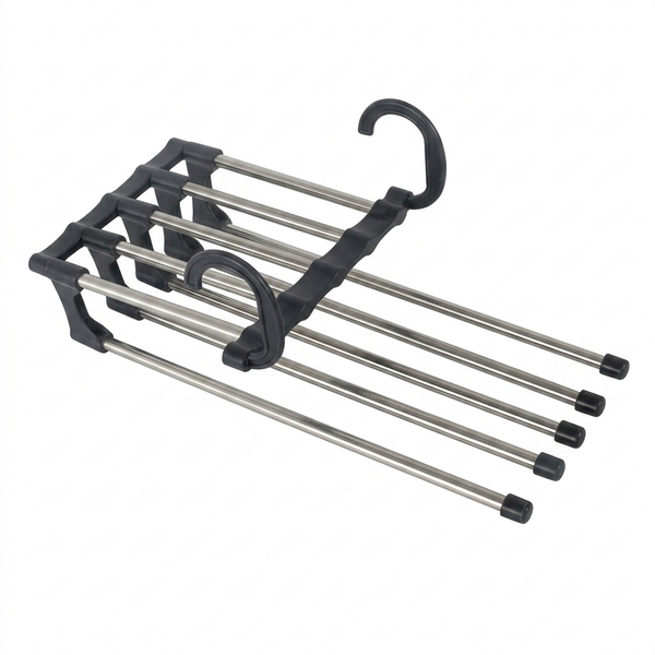 Folding Pants Hanger Space-Saving Clothes Organizer - Hom Haven