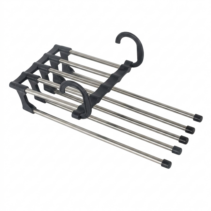 Folding Pants Hanger Space-Saving Clothes Organizer