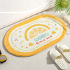 Small Fresh Floor Mats Soft Flowers Words Rugs Home Entrance Carpets Bedroom Toilet Bathroom Door Absorbent Non-Slip Foot Pad