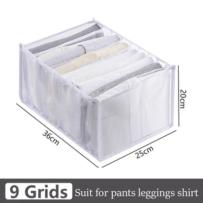 Foldable Underwear Drawer Organizer - Closet Divider Storage Box for Socks, Bras & Underpants - Hom Haven
