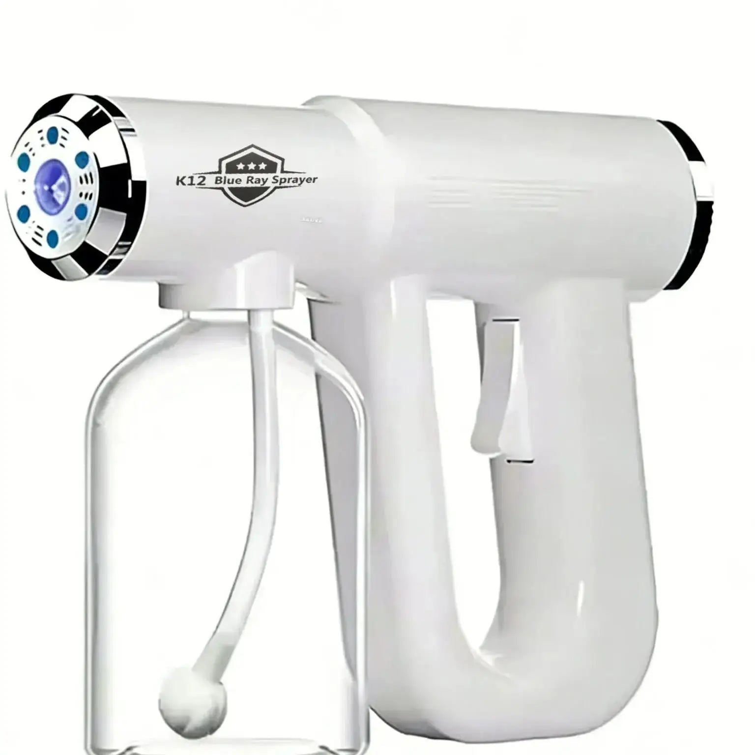 USB Rechargeable Nano Steam Spray Gun Blue Light Hair & Barber Mist Sprayer 300 ML