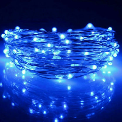 Fairy Light String LED Copper Wire - Battery Powered Bedroom, Garden & Wedding Decoration (1/2/3/5/10M) - Hom Haven