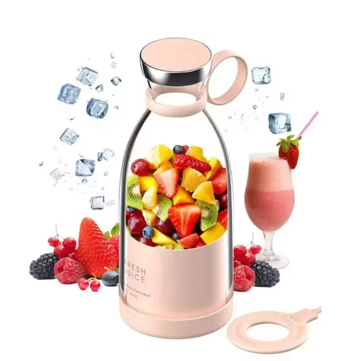 Portable Mini Electric Blender Bottle for Fresh Juice Smoothies Shakes