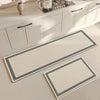 VIKAMA Multi-Functional Non-Slip Kitchen & Bathroom Mat - Water Absorbent, Stylish Patterned Carpet