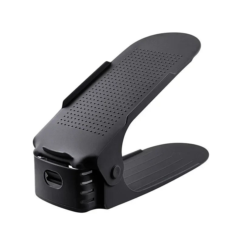 10Pcs Shoe Stacker Adjustable Shoe Slots Organizer Shoes Slots Space Saver Double Deck Rack Holder For Closet Organization Hot