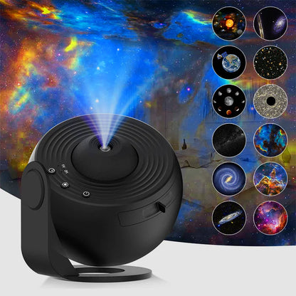 Galaxy Starry Sky Projector 360° Rotating Night Light for Bedroom Decor - Hom Haven
