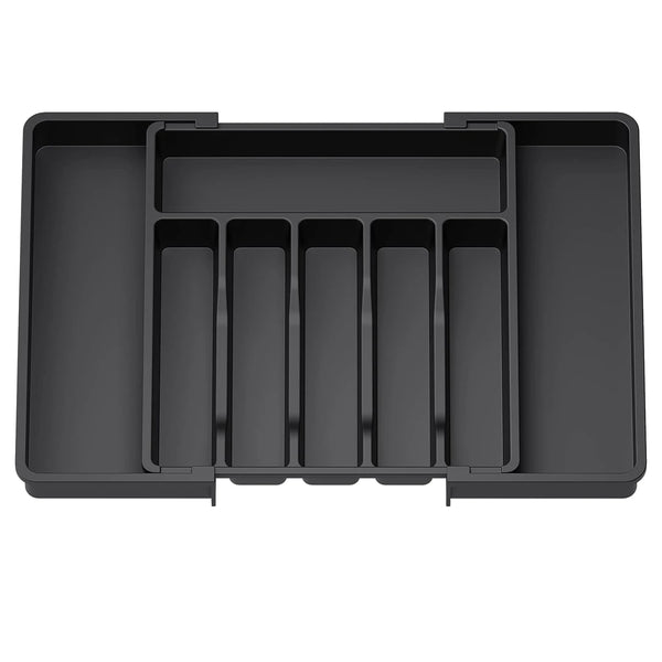Adjustable Flatware Drawer Organizer Multifunctional Kitchen Utensil Storage Rack - Hom Haven