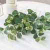 Eucalyptus Leaf Stems Green Artificial Eucalyptus Leaves Decor Vase Artificial Plants Bendable Eucalyptus Bundle Faux 10PCS