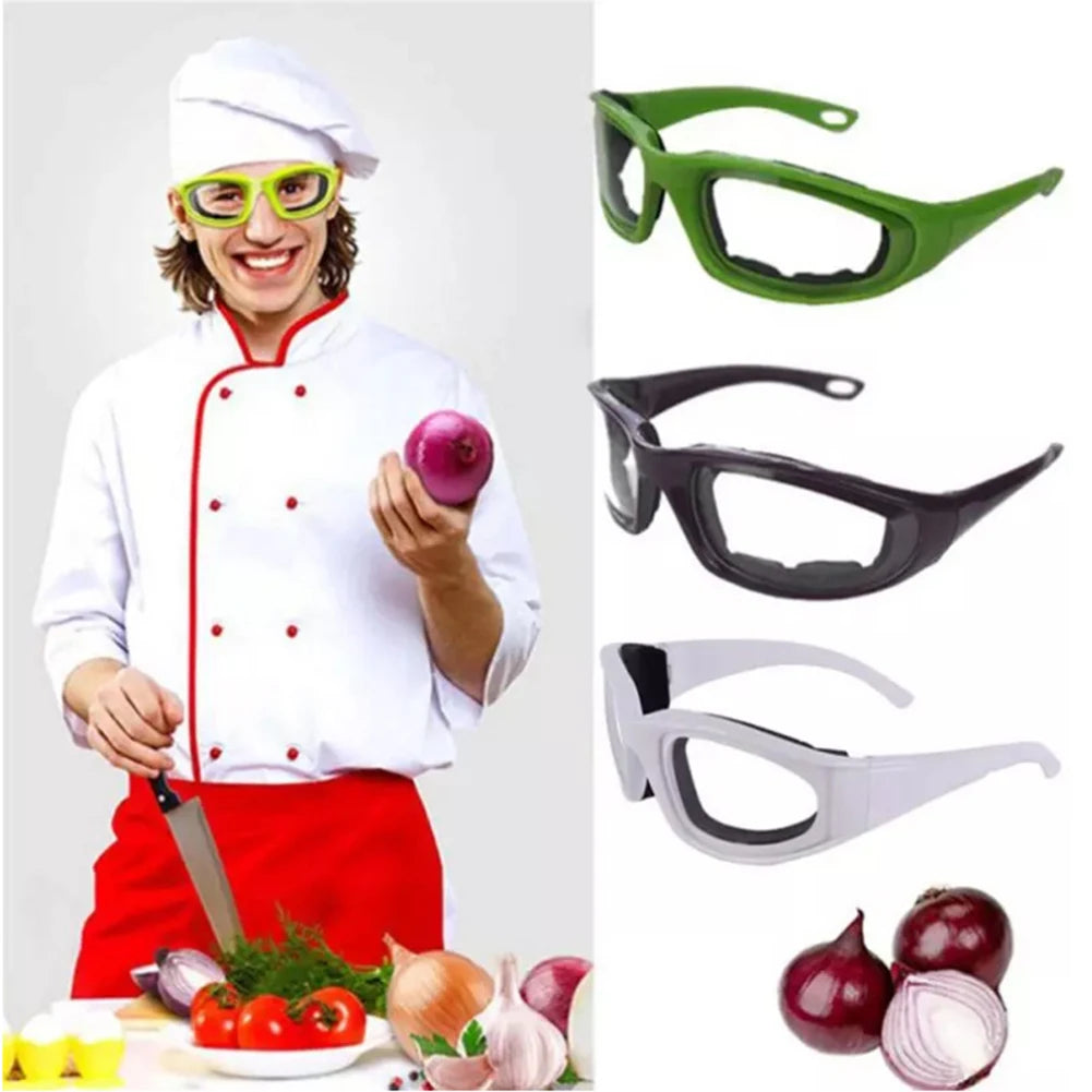 Onion Cutting Goggles - Anti-Tear Safety Eye Glasses for Kitchen with Anti-Fog Lenses