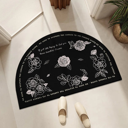 VIKAMA Diatomite Non-Slip Bathroom & Kitchen Mat - Quick Dry Absorbent Machine Washable Floor Rug - Hom Haven