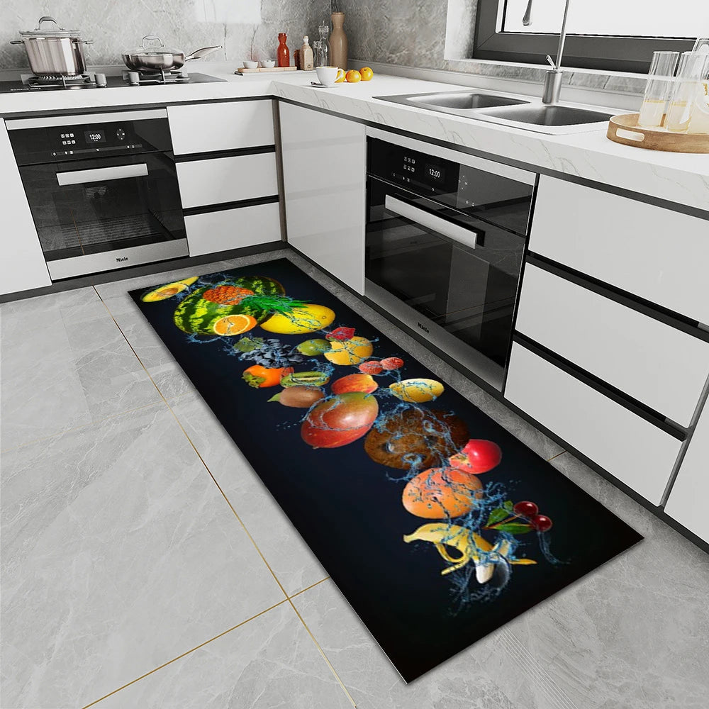 Durable High-End Kitchen Rug - Waterproof Non-Slip Washable Large Carpet for Home Entrance & Floor - Hom Haven