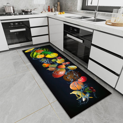 Durable High-End Kitchen Rug - Waterproof Non-Slip Washable Large Carpet for Home Entrance & Floor - Hom Haven