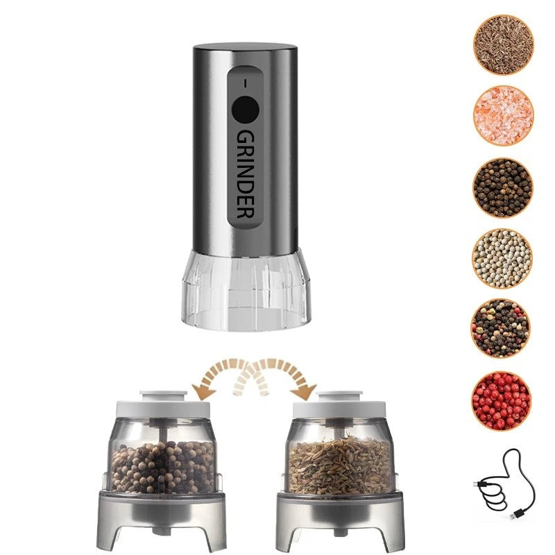Multi-Functional Electric Pepper & Salt Grinder