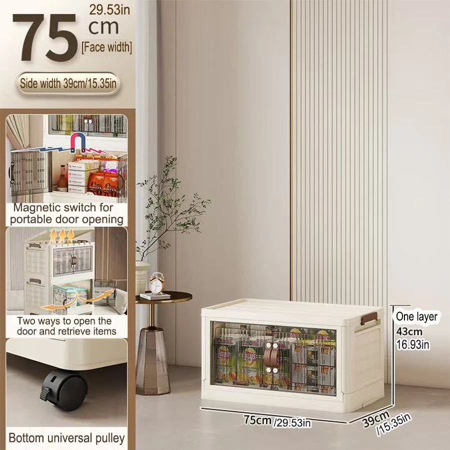 Large Capacity Foldable Wardrobe Storage Cabinet - Dustproof Closet Organizer, Easy to Install - Hom Haven