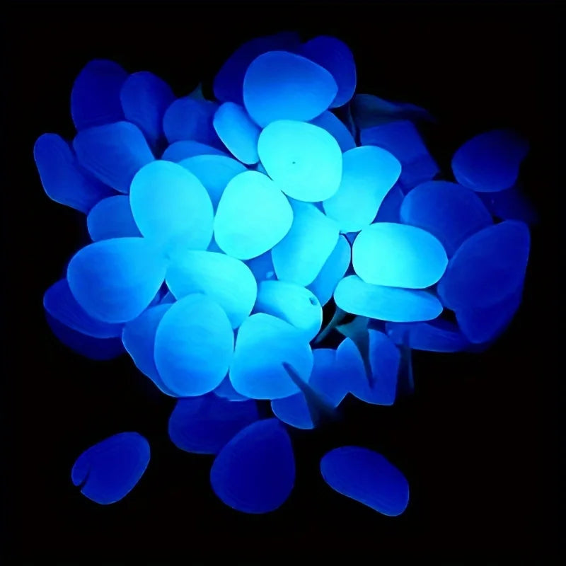 Luminous Decorative Stones for Pots & Aquariums (100/500 pcs)