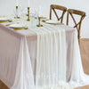 Table Runner Luxury Sheer for Wedding Rustic Boho Party Bridal Shower Birthday Christmas Decorations