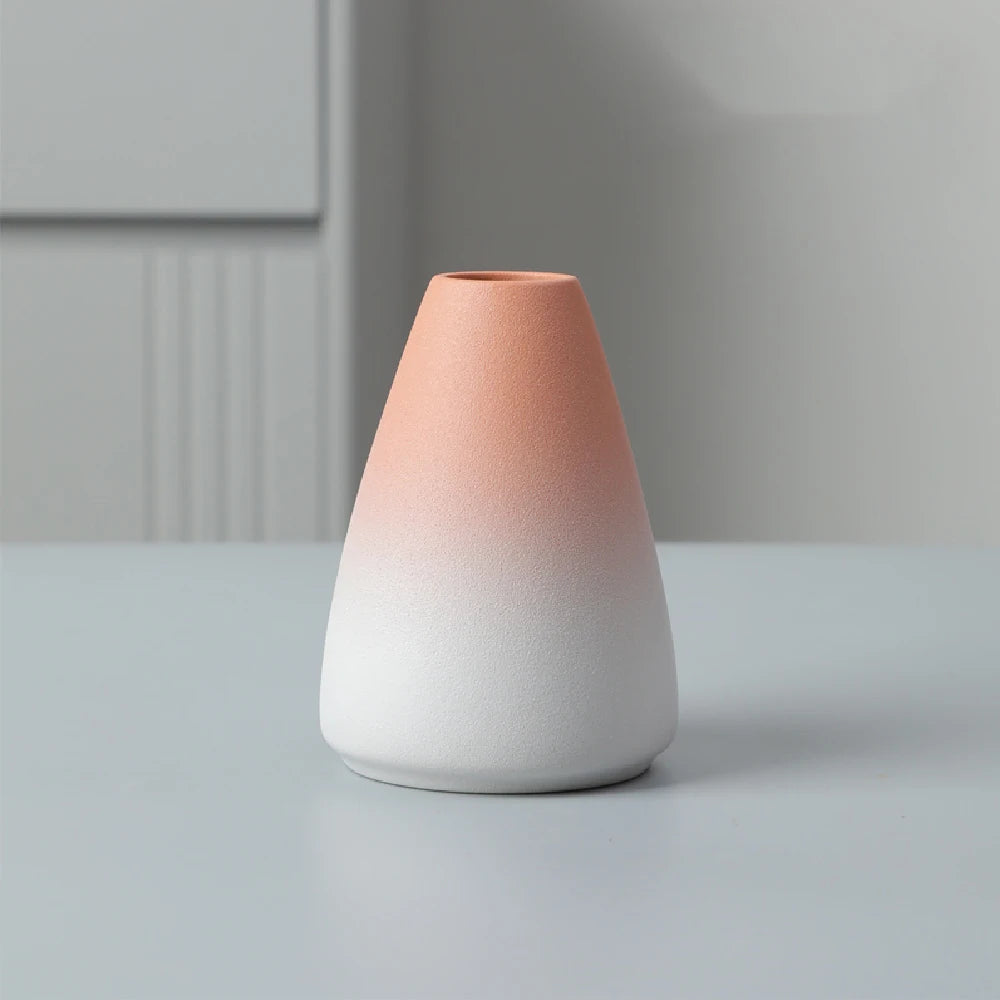 Ceramic Small flower Vase Home Decoration Crafts Tabletop Ornament Simplicity Japanese-style Decoration