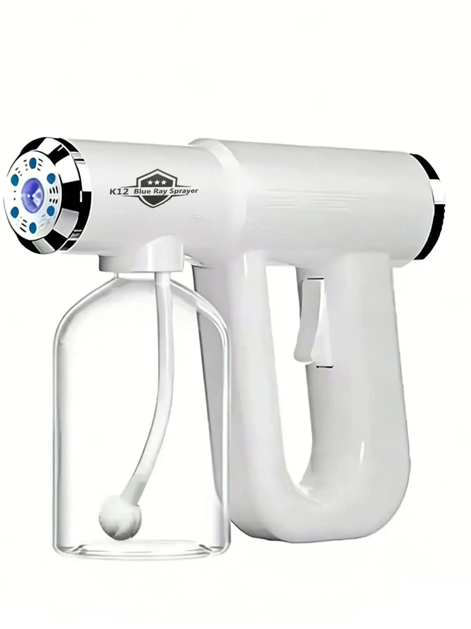 USB Rechargeable Nano Steam Spray Gun Blue Light Hair & Barber Mist Sprayer 300 ML