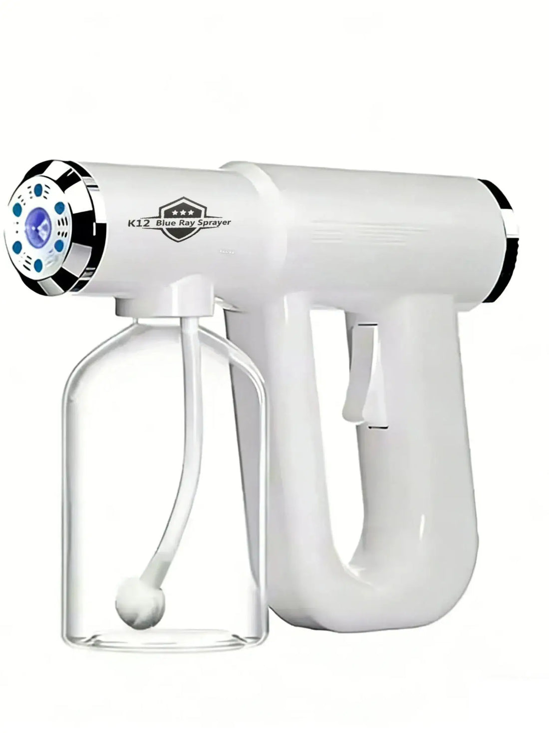 USB Rechargeable Nano Steam Spray Gun Blue Light Hair & Barber Mist Sprayer 300 ML
