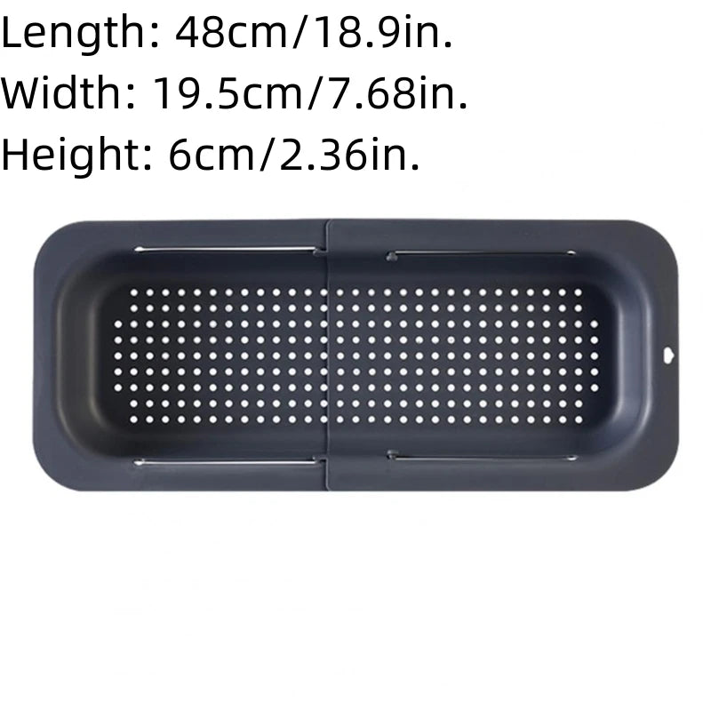 Adjustable Expandable Sink Drain Basket for Fruits & Vegetables
