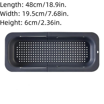 Adjustable Expandable Sink Drain Basket for Fruits & Vegetables - Hom Haven