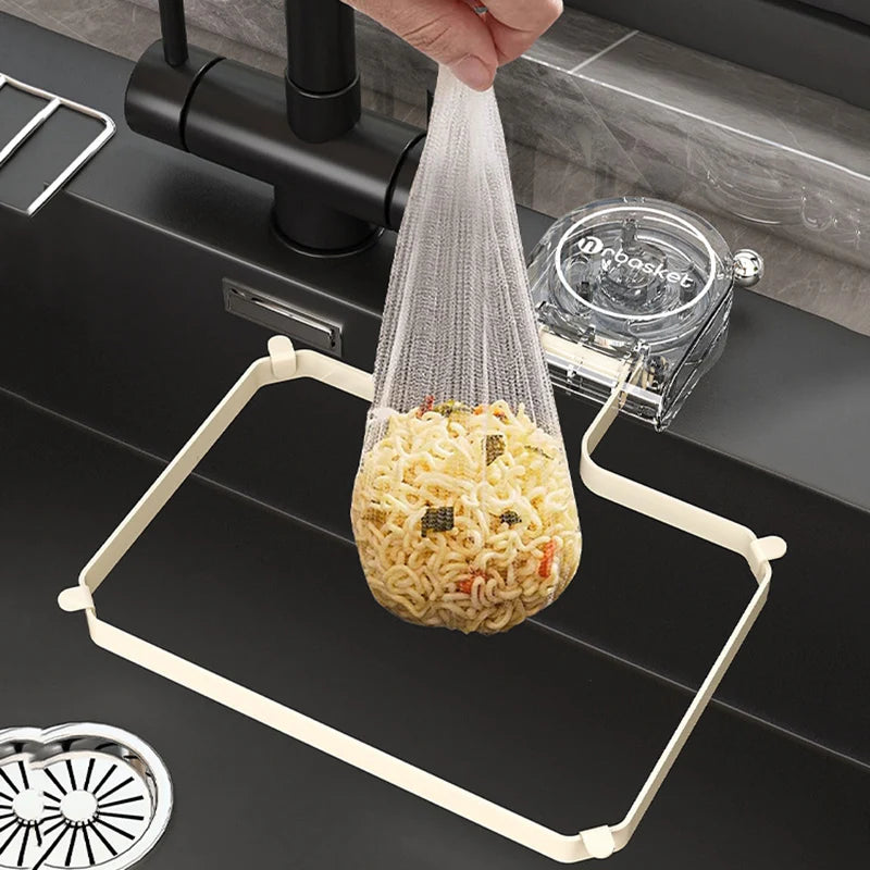 Suction Sink Drain Net Rack Anti-Clog Kitchen Waste Filter