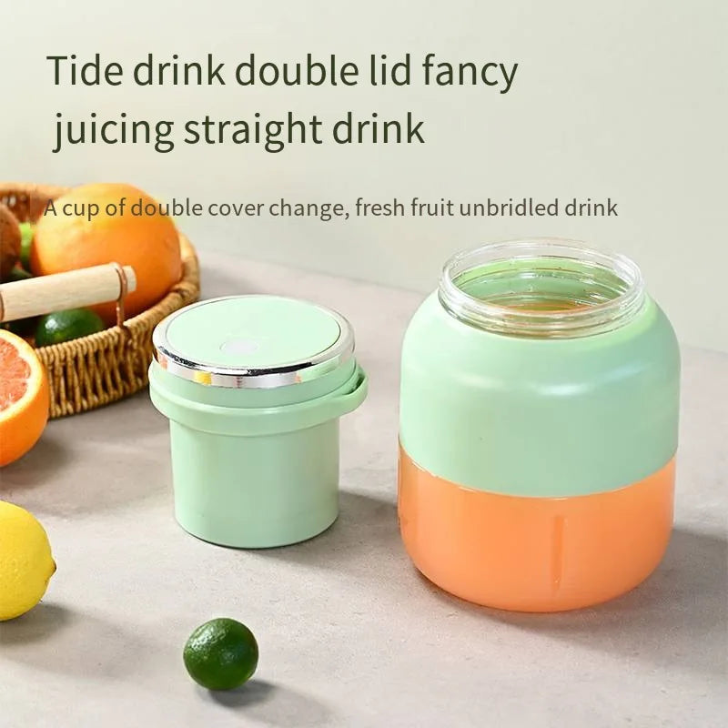 Portable Electric Juicer 800ml Rechargeable, Stainless Steel Blades