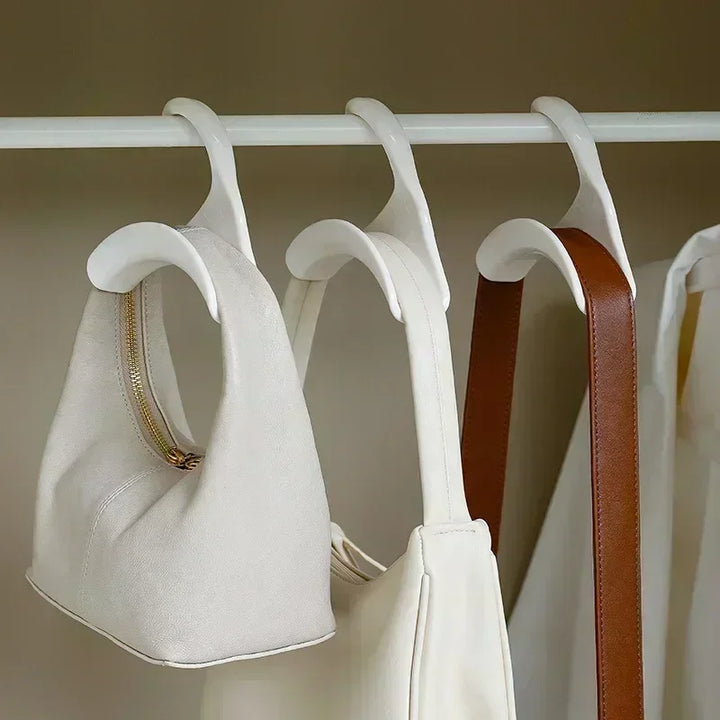 Wardrobe Bag Hanger Hooks - Handbag, Hat & Backpack Storage Rack Organizer (5 Pcs)