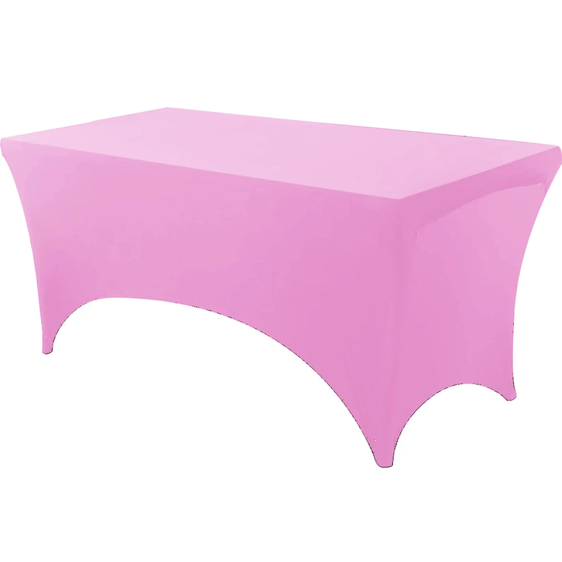 Spandex Tablecloth Tight Fitted Washable and Wrinkle Resistant Stretch Rectangular Patio Table Cover for Event Wedding Parties