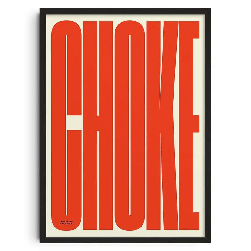 Retro Abstract Nourishing Soul Canvas Wall Art - Classic Unframed Print Poster for Home & Living Room Decoration - Hom Haven