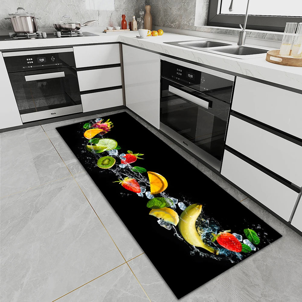 Durable High-End Kitchen Rug - Waterproof Non-Slip Washable Large Carpet for Home Entrance & Floor - Hom Haven