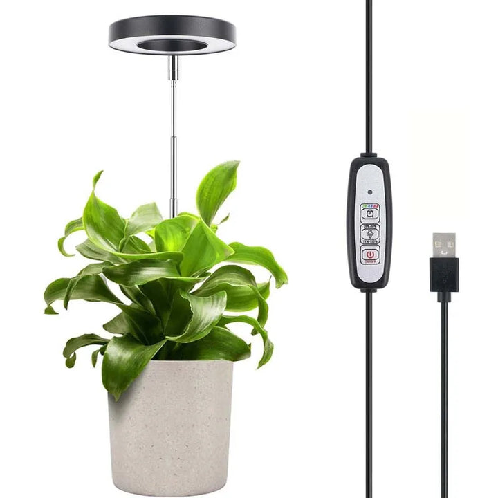 USB LED Grow Light Adjustable Knob Dimmer Plant Growth Lamp