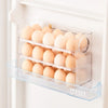 Multi-Layer Refrigerator Egg Tray Organizer with Auto Open Close Lid