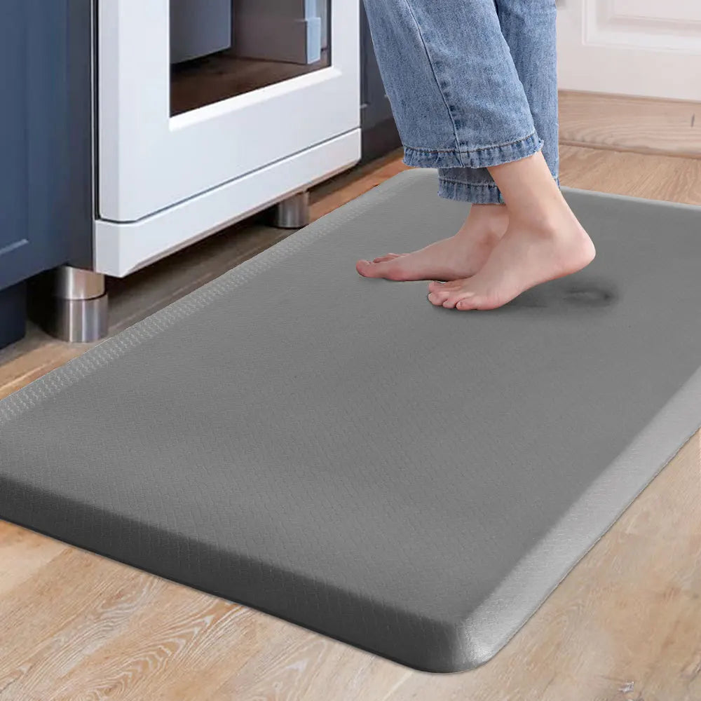Anti-Fatigue Standing Kitchen Mat - PVC Waterproof Non-Slip Kitchen Rug for Comfort & Safety
