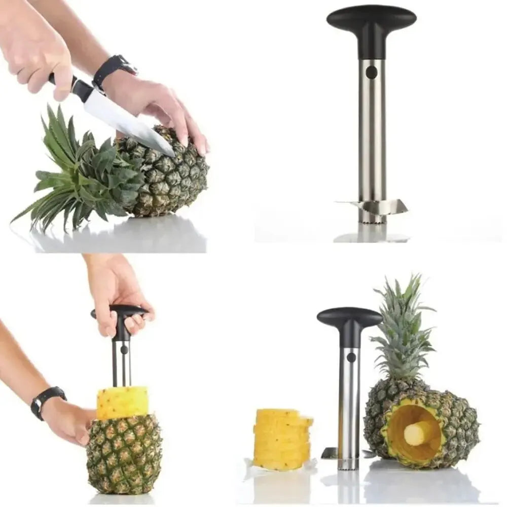 Stainless Steel Pineapple Peeler, Corer & Slicer Tool