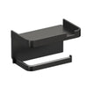 Toilet Paper Holder & Storage Rack - Plastic Wall-Mounted Kitchen Towel, Seasoning & Phone Holder