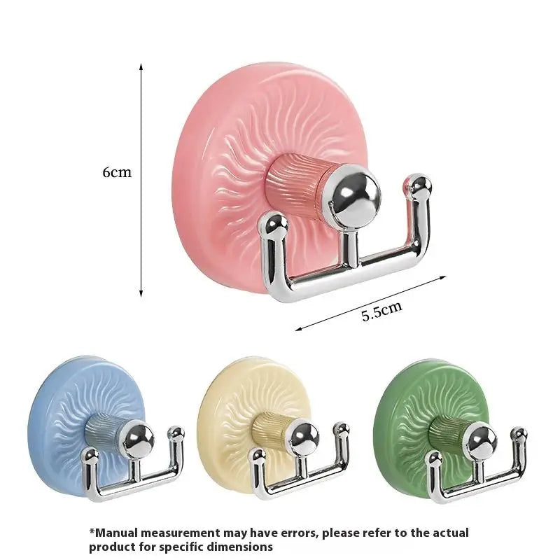 Suction Cup Bathroom Organizer Rack Wall Mounted Draining Storage Shelf