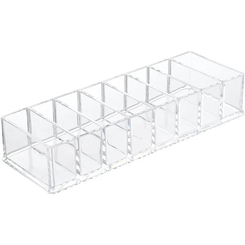 Transparent Acrylic Cosmetics Storage Box Makeup Holder Jewelry Make Up Organizer for Home Plastic Desktop Storage Boxes