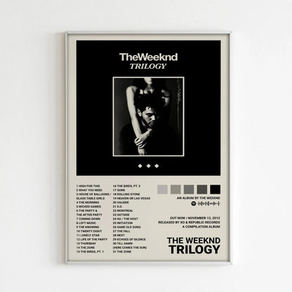 The Weeknd Hip Hop Music Canvas Wall Art Poster - Unframed Album Star Print for Living Room & Home Decor - Hom Haven
