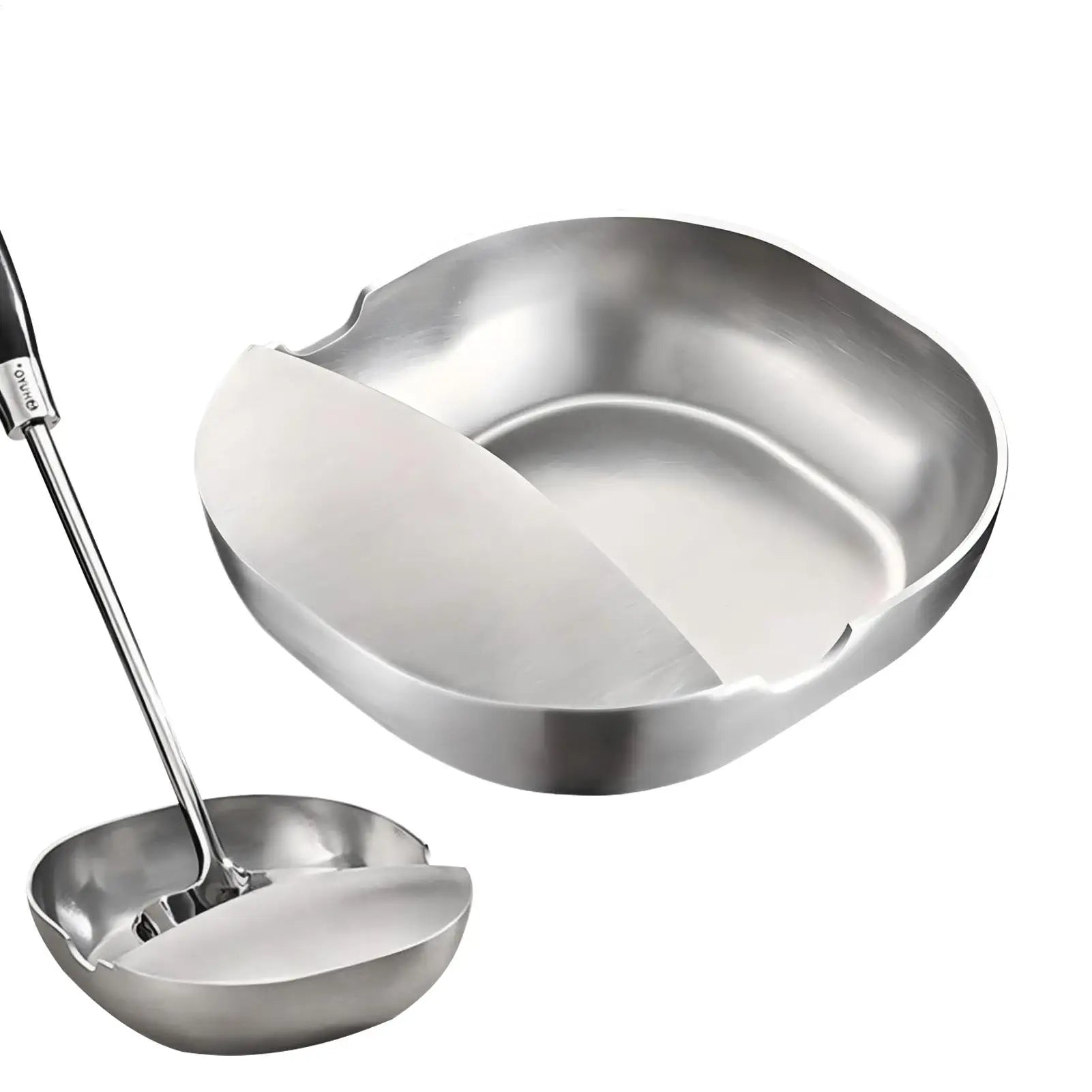 Stainless Steel Spoon Rest Stove Top Utensil Holder for Kitchen Cooking Tools