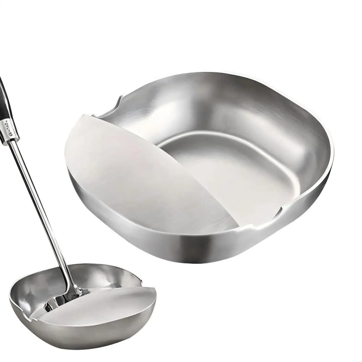 Stainless Steel Spoon Rest Stove Top Utensil Holder for Kitchen Cooking Tools